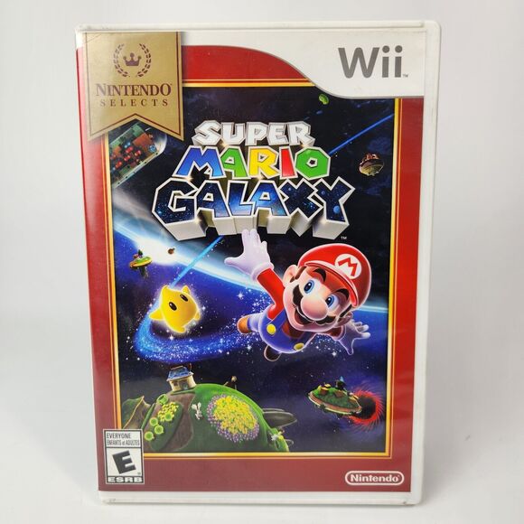 Super Mario Galaxy Nintendo Wii Video Games Nostalgic Luigi‎ - Picture 1 of 4